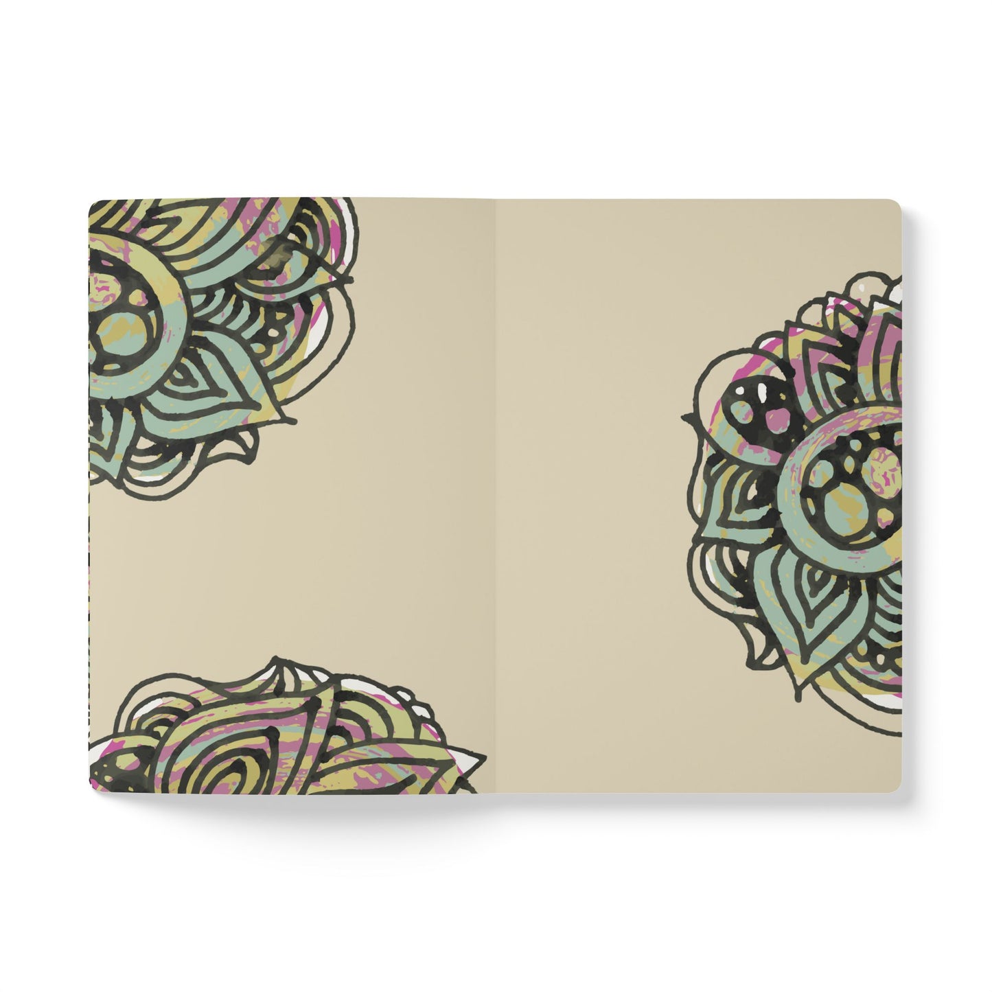 Solvine Zentangle Softcover Journal (with Inside Prints)