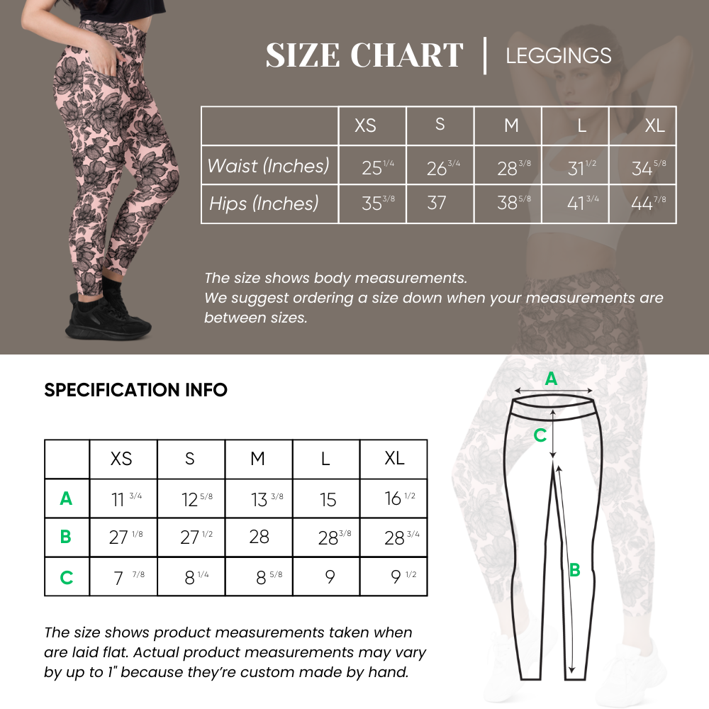 Sutla Peony Pocket Leggings