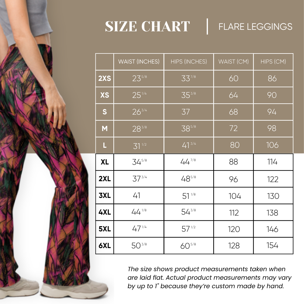 Inkflora Flare Leggings