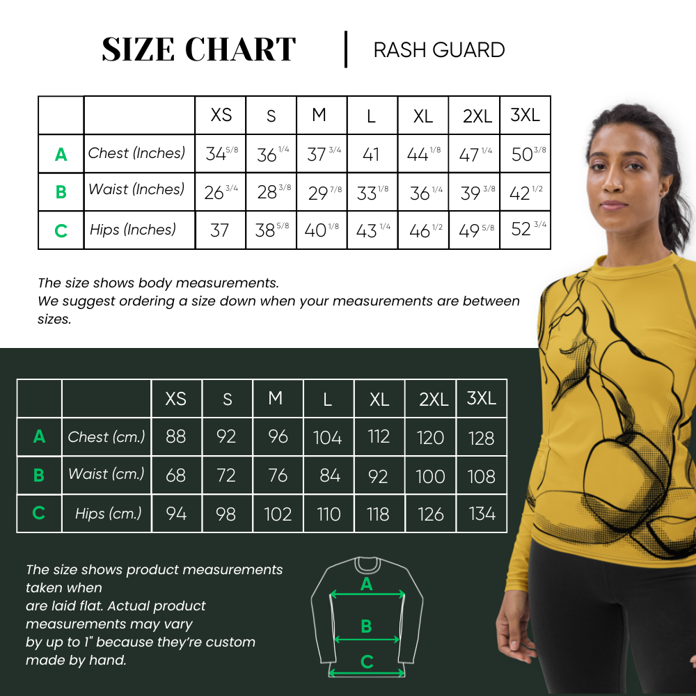 King Pigeon Yellow Rash Guard