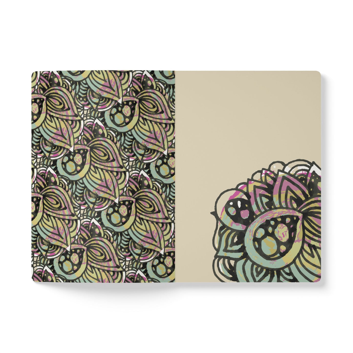 Solvine Zentangle Softcover Journal (with Inside Prints)