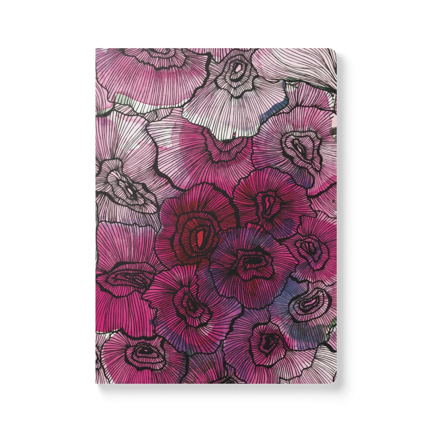Diwa Floral Softcover Journal (with Inside Prints)