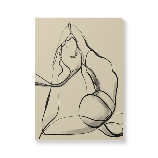 King Pigeon Softcover Journal (with Inside Prints)