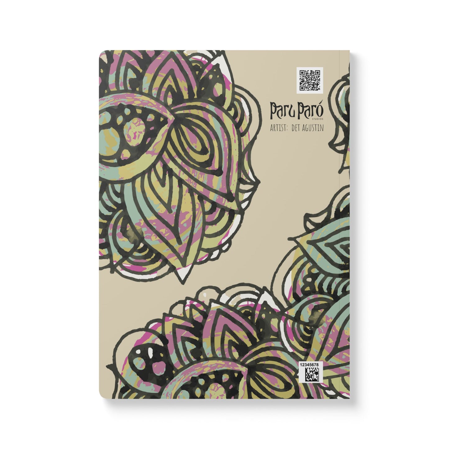 Solvine Zentangle Softcover Journal (with Inside Prints)