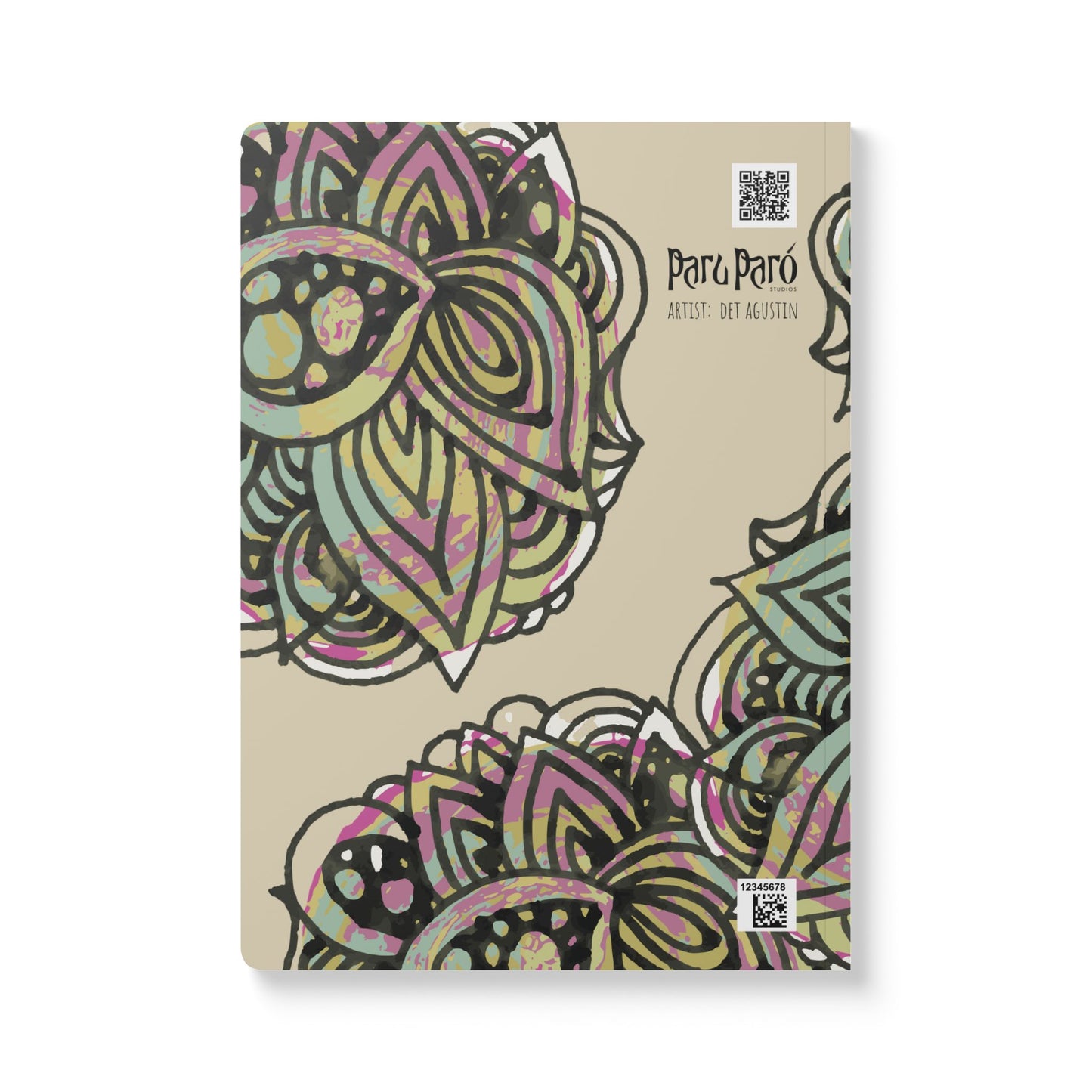 Solvine Zentangle Softcover Journal (with Inside Prints)
