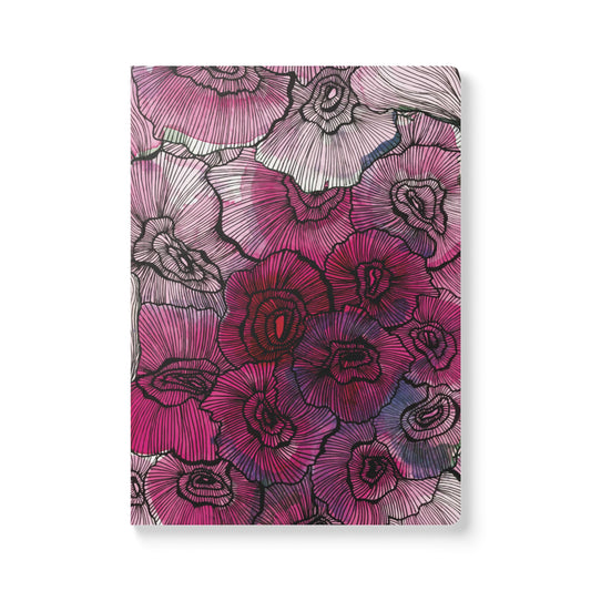 Diwa Floral Softcover Journal (with Inside Prints)