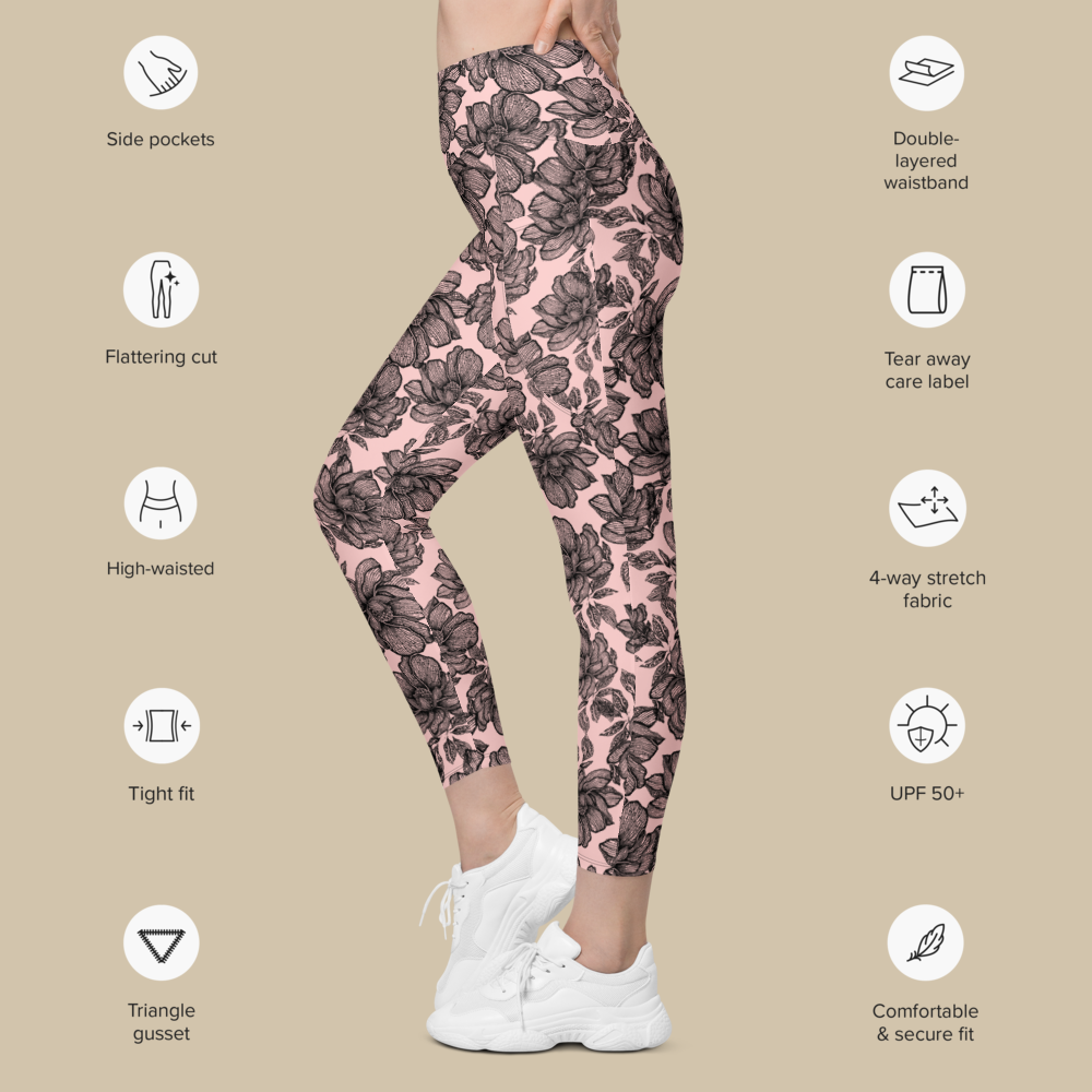 Sutla Peony Pocket Leggings