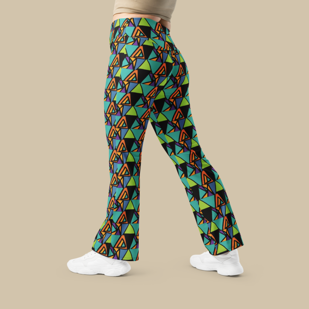 Sigla Grid Flare Leggings