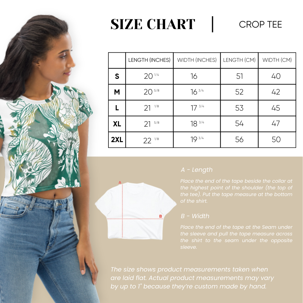 Lakas White Crop Tee