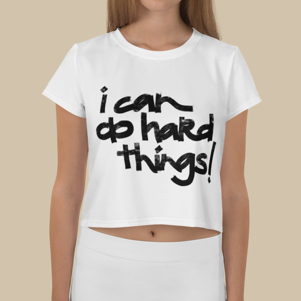 Lakas White Crop Tee