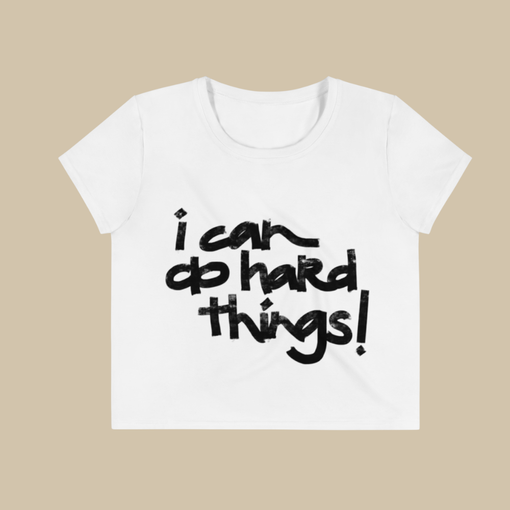 Lakas White Crop Tee