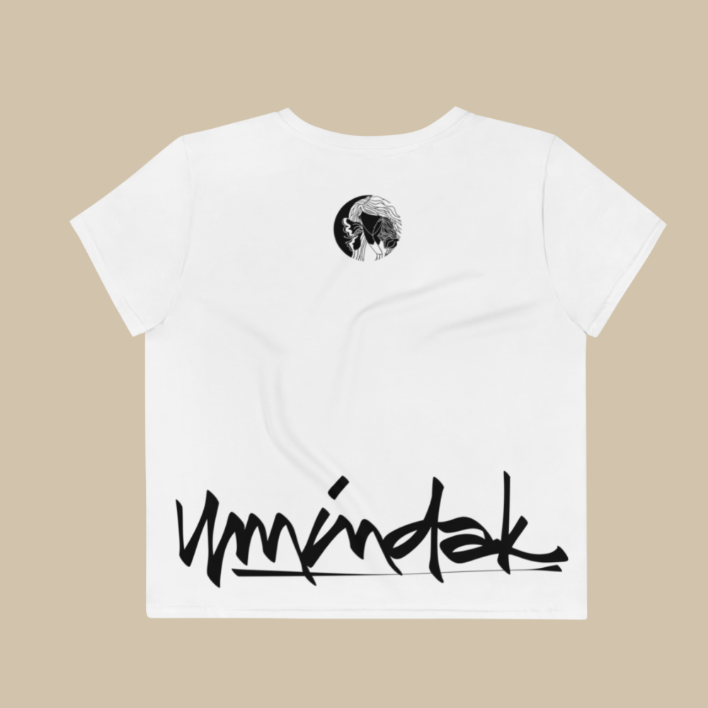 Lakas White Crop Tee