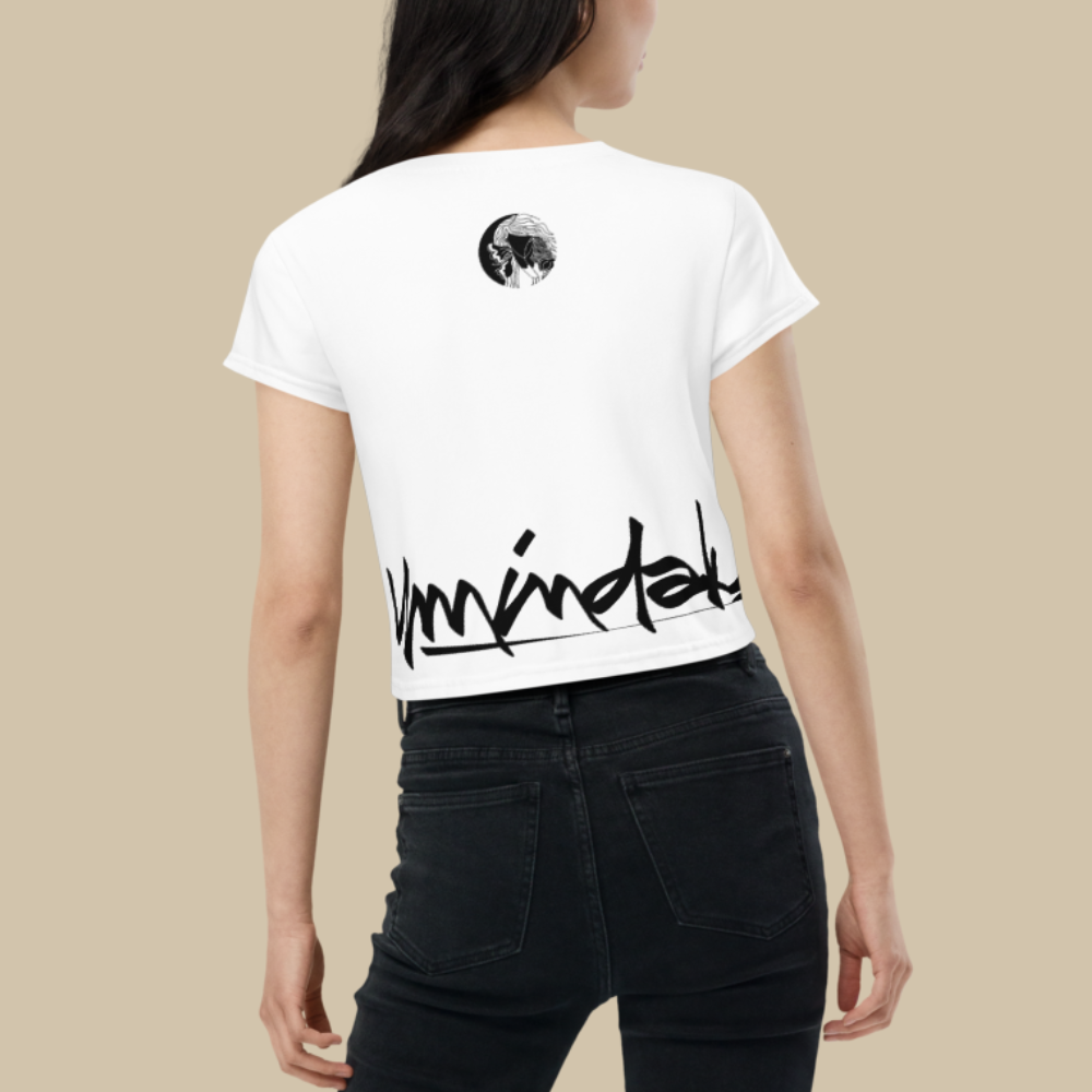 Lakas White Crop Tee