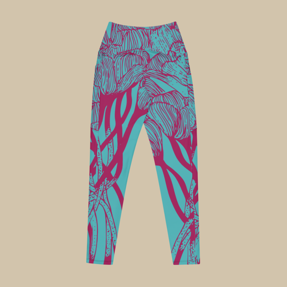 Lush Reverie Blue Pocket Leggings