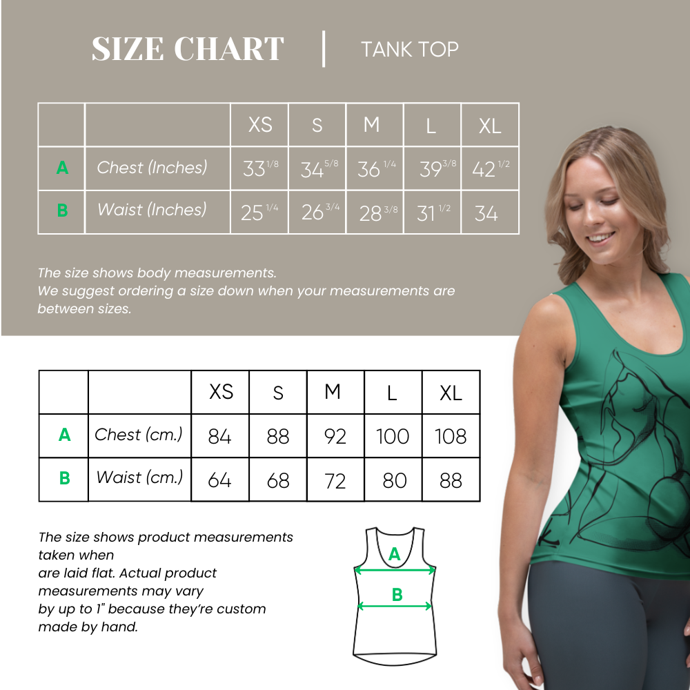 King Pigeon Emerald Tank Top