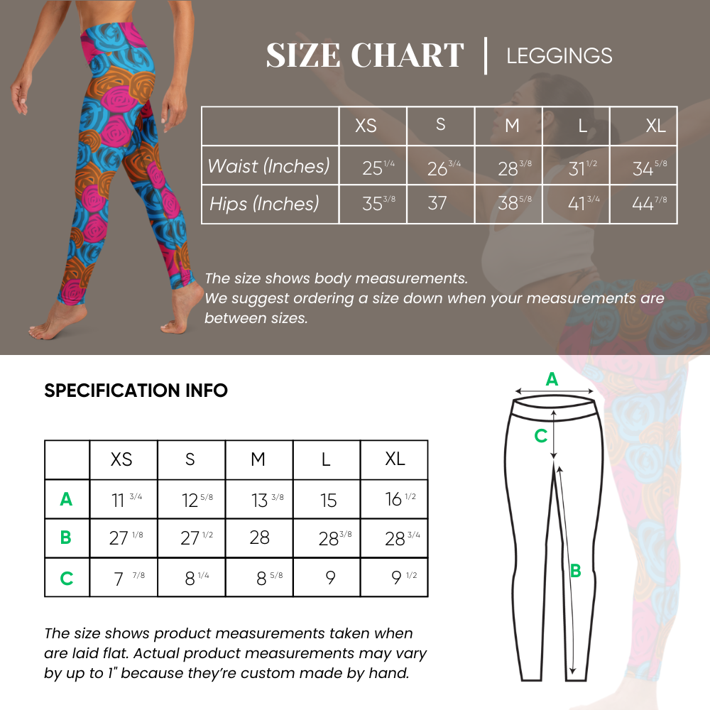 Spirally High Waisted Leggings