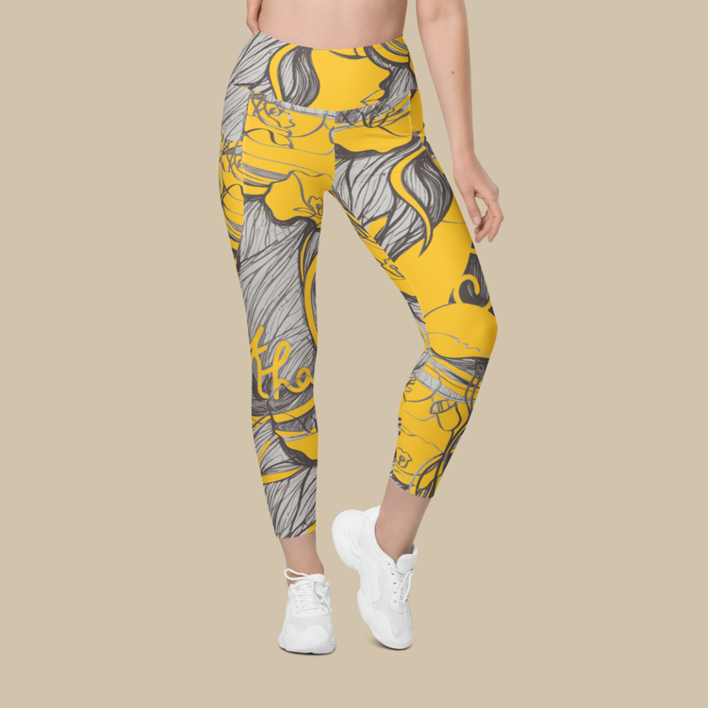 Sukha Yellow Pocket Leggings