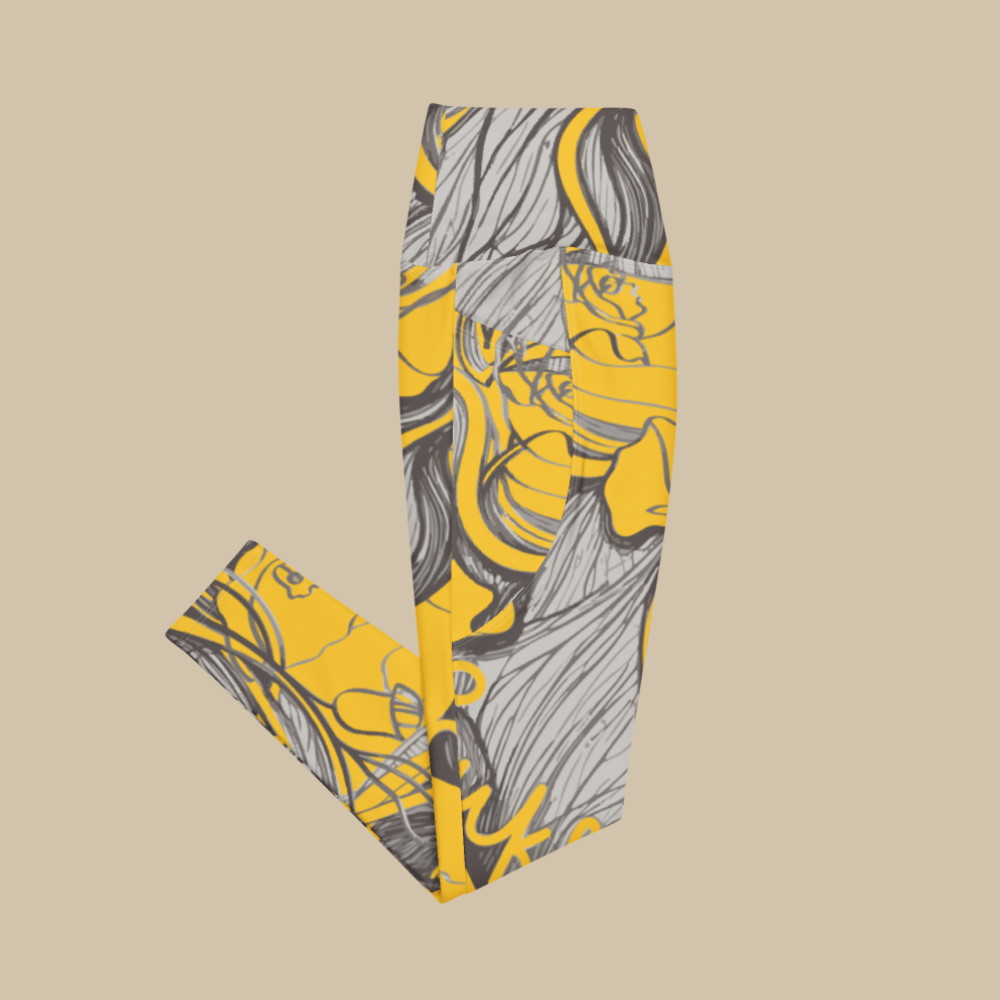 Sukha Yellow Pocket Leggings
