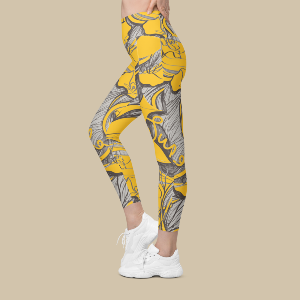 Sukha Yellow Pocket Leggings
