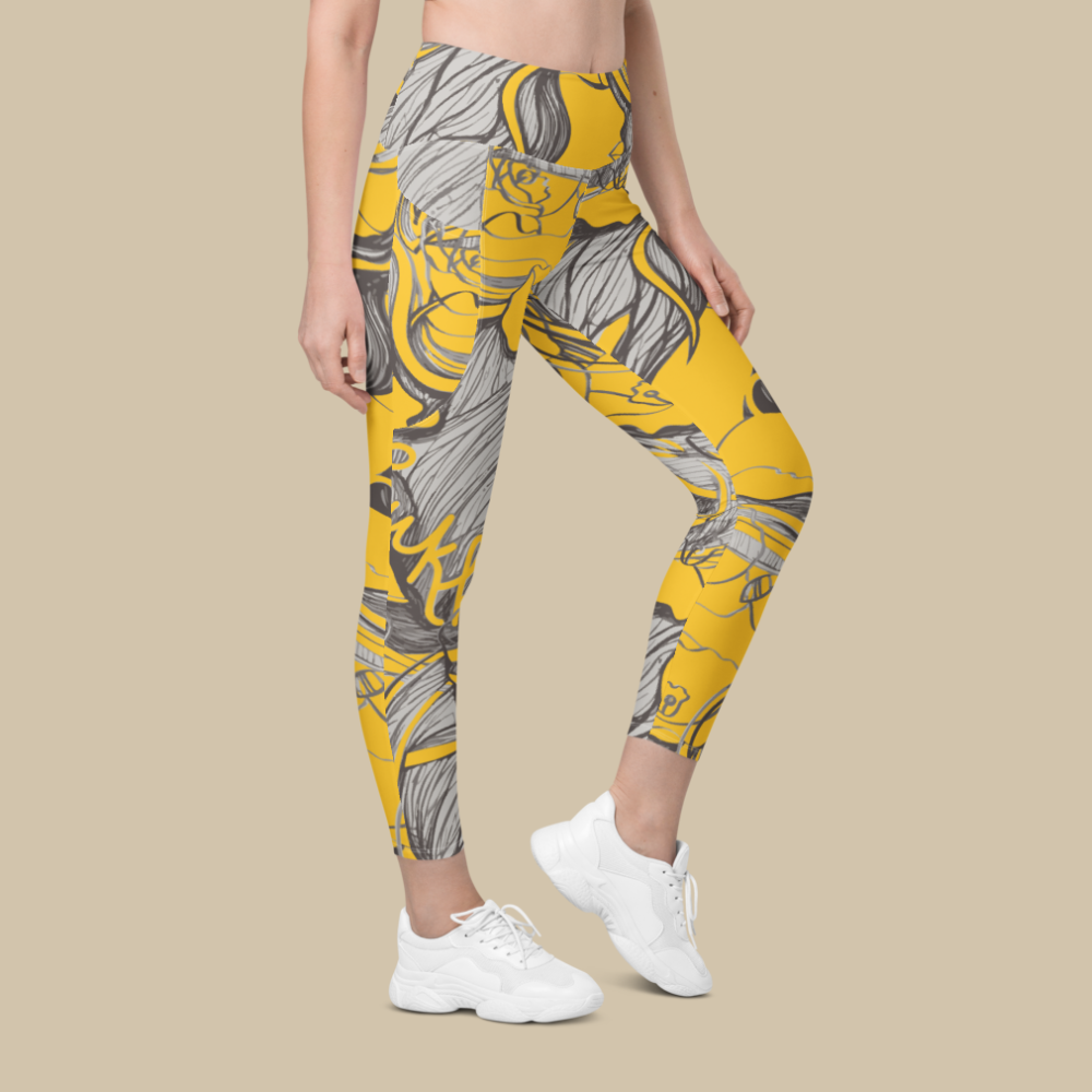 Sukha Yellow Pocket Leggings