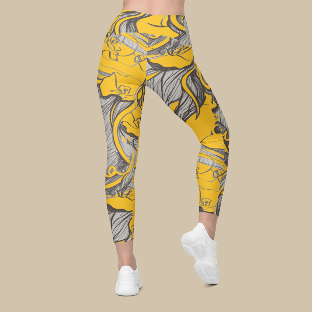 Sukha Yellow Pocket Leggings