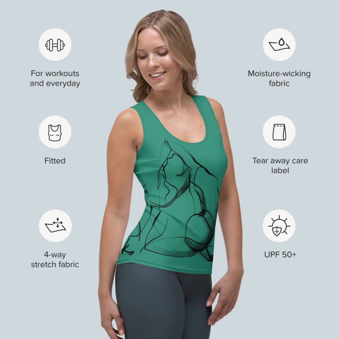 King Pigeon Emerald Tank Top