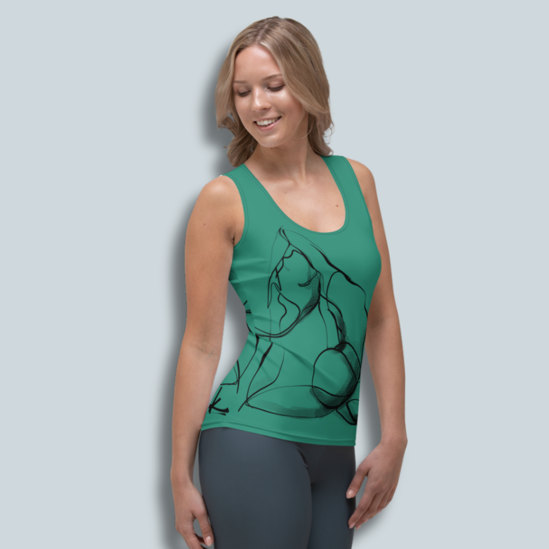 King Pigeon Emerald Tank Top