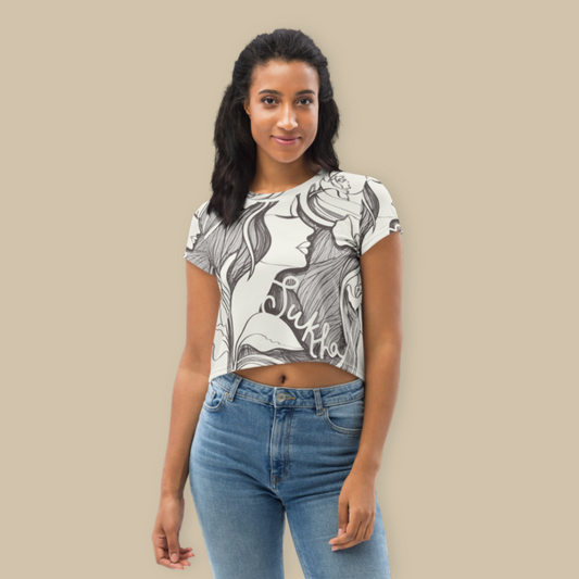 Sukha Whtie Crop Top