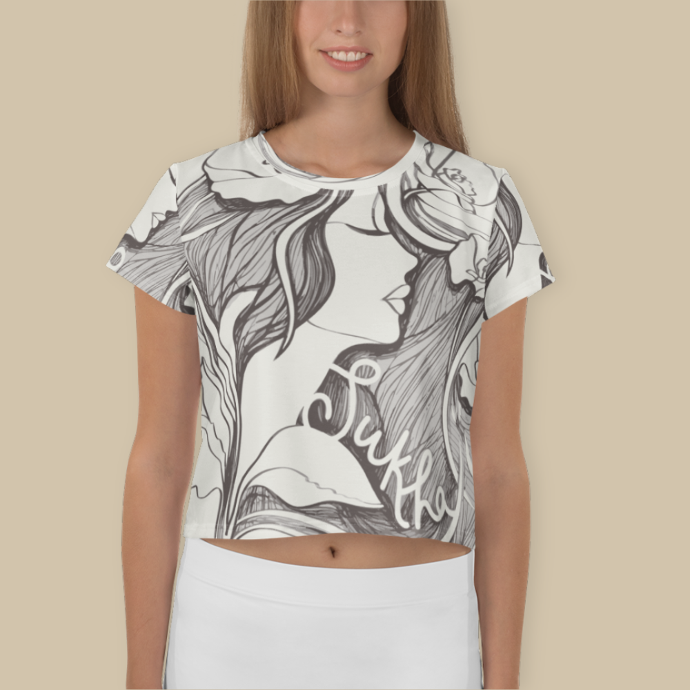 Sukha Whtie Crop Top