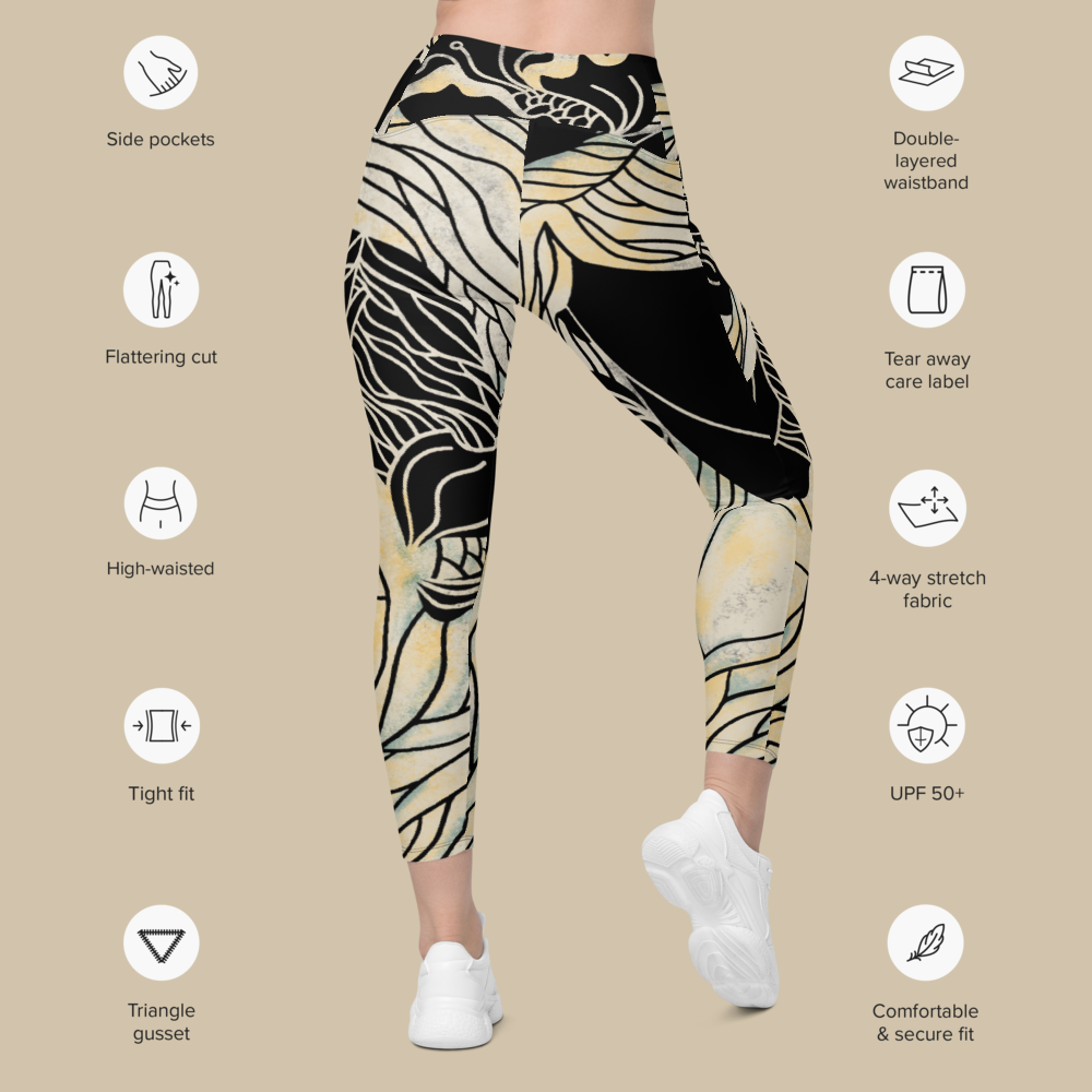 Worthy Black Pocket Leggings