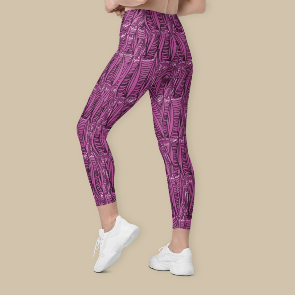 Electric Plumage Pocket Leggings