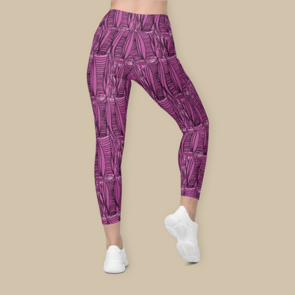 Electric Plumage Pocket Leggings