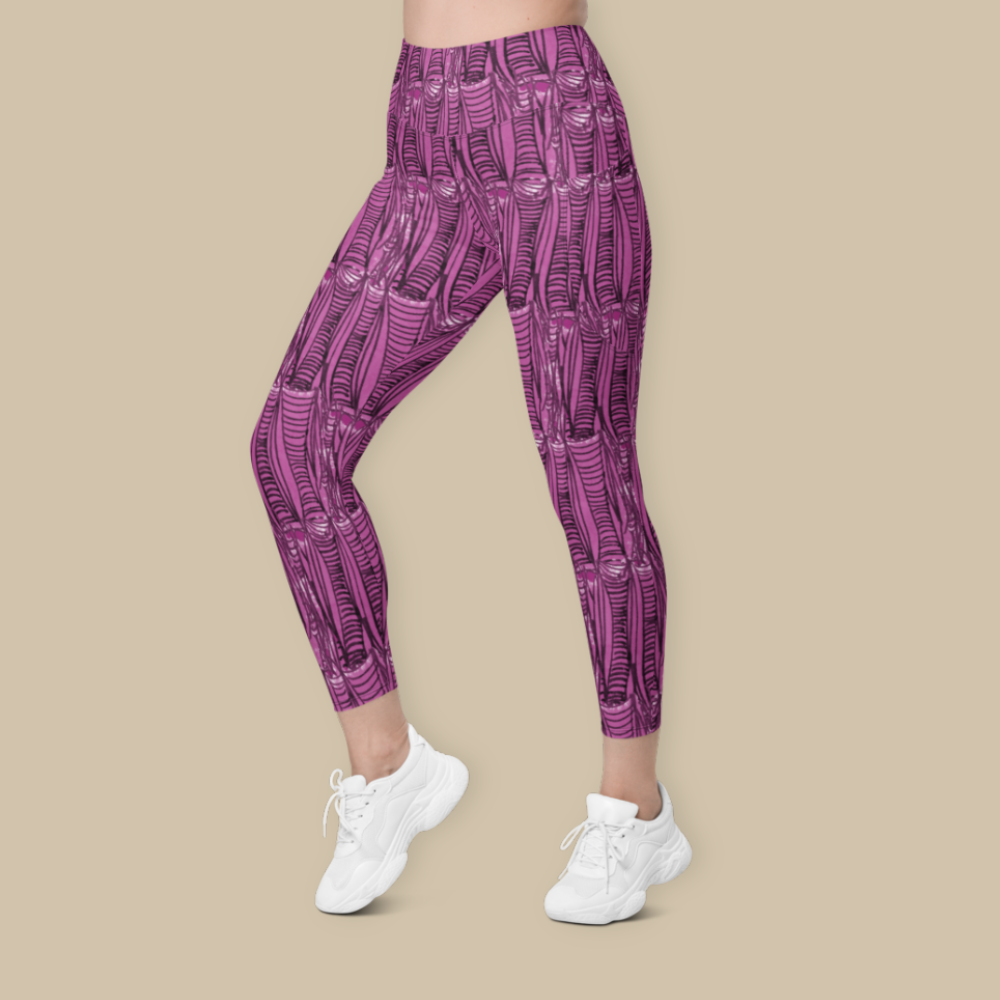 Electric Plumage Pocket Leggings