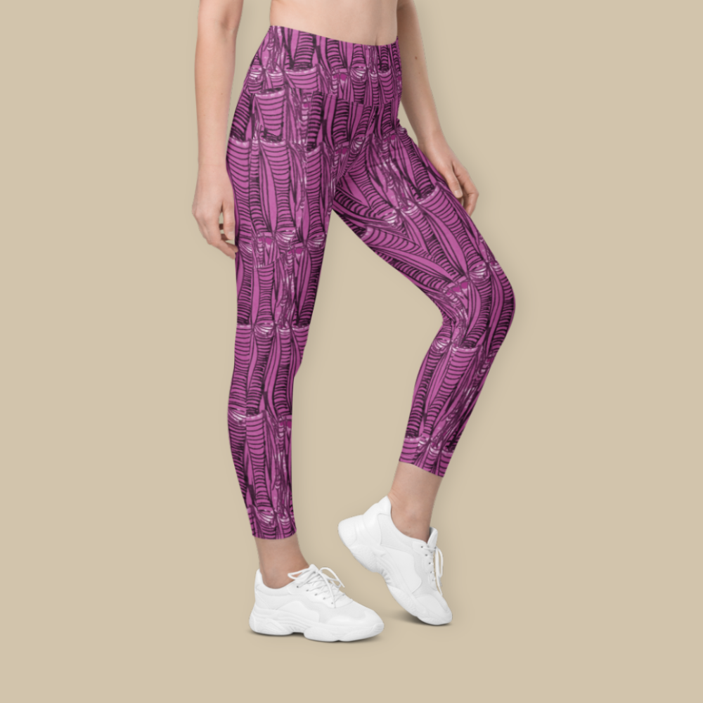Electric Plumage Pocket Leggings