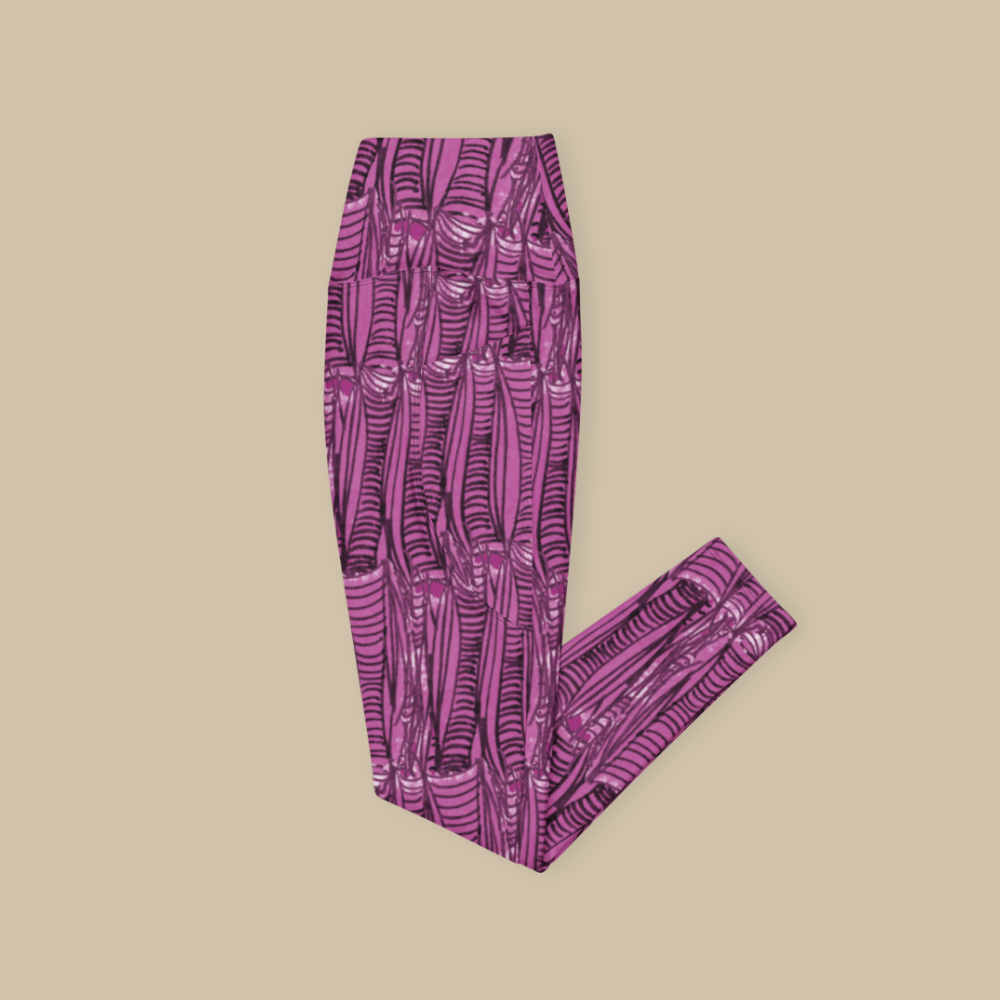 Electric Plumage Pocket Leggings