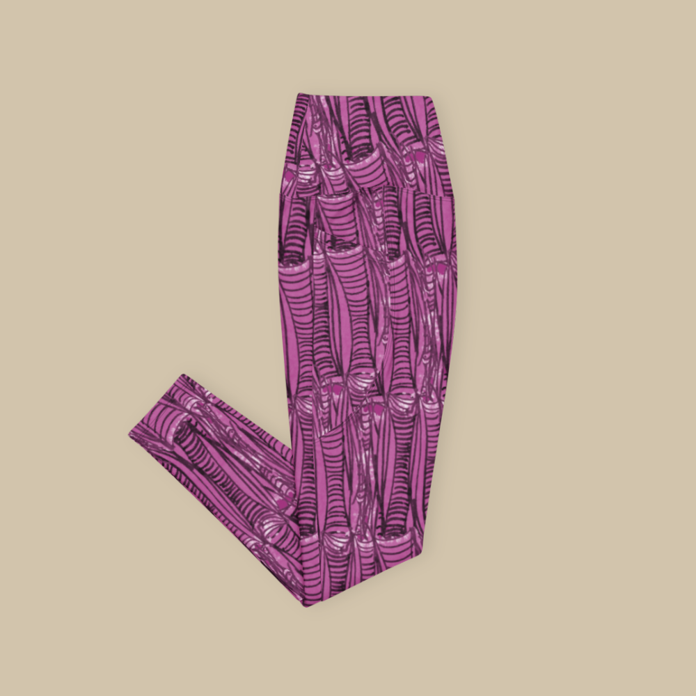 Electric Plumage Pocket Leggings