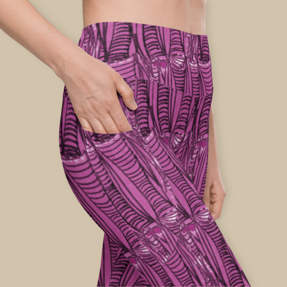 Electric Plumage Pocket Leggings
