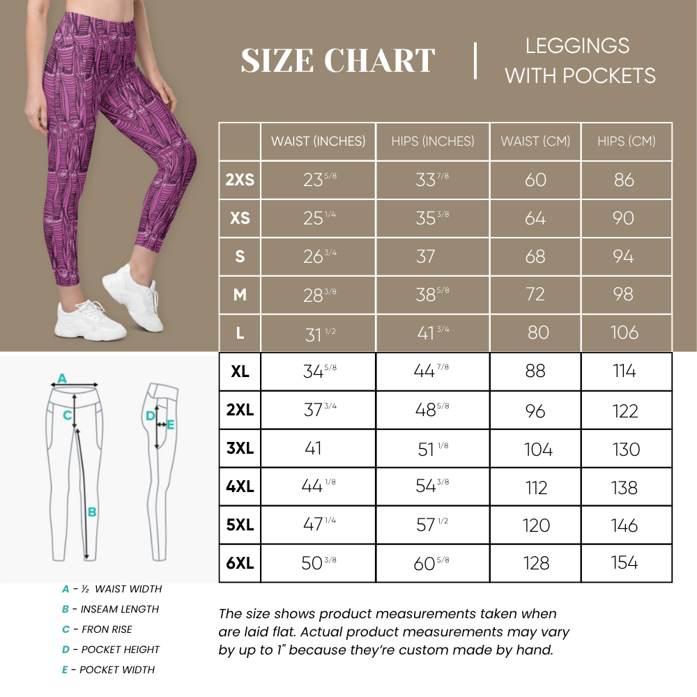 Electric Plumage Pocket Leggings