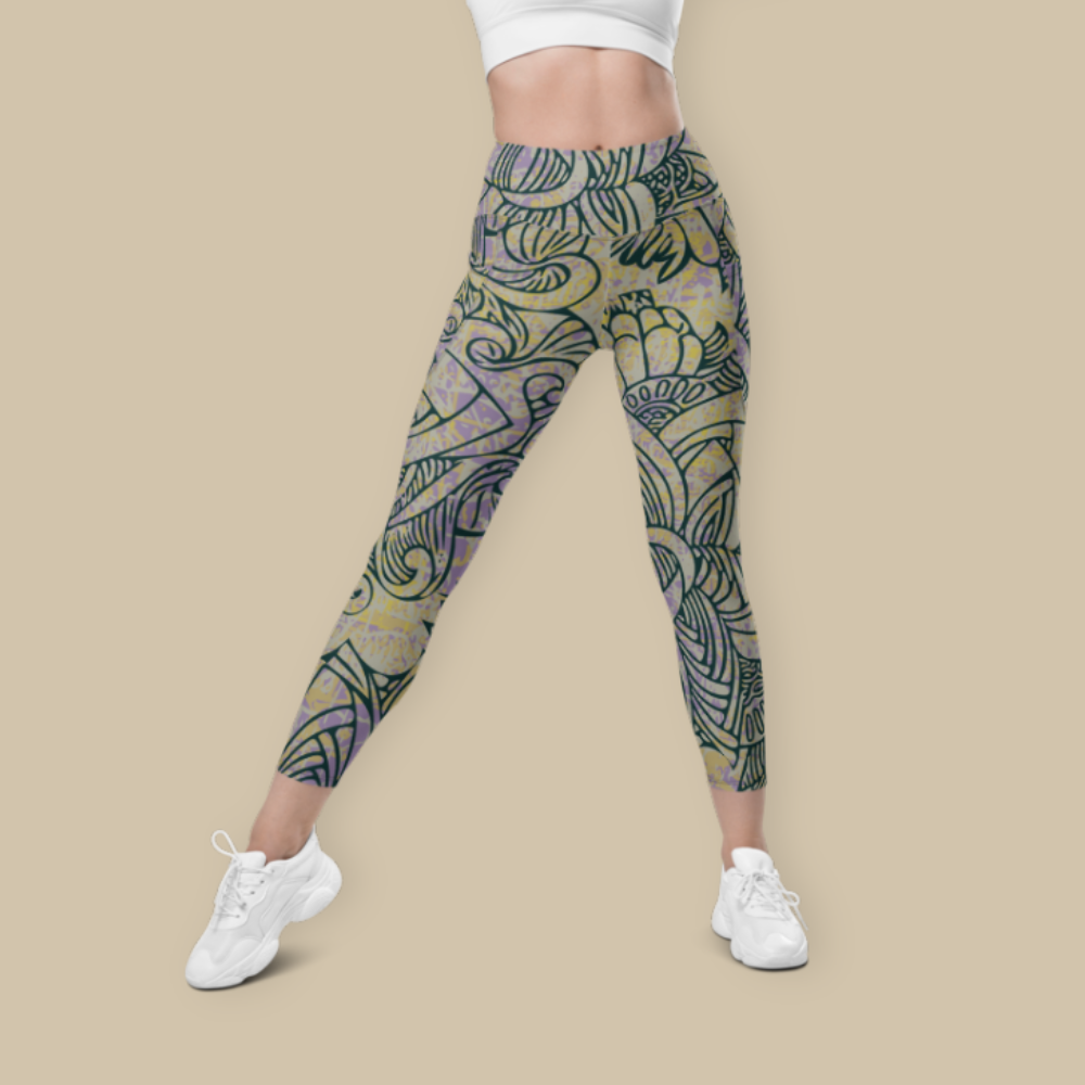 Verdant Drift Pocket Leggings