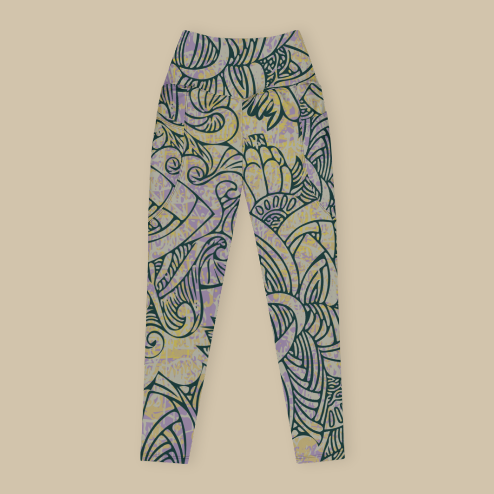 Verdant Drift Pocket Leggings