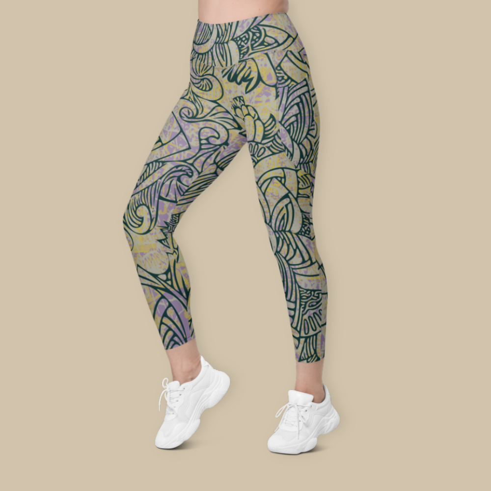 Verdant Drift Pocket Leggings