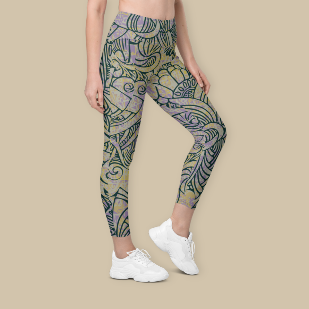 Verdant Drift Pocket Leggings