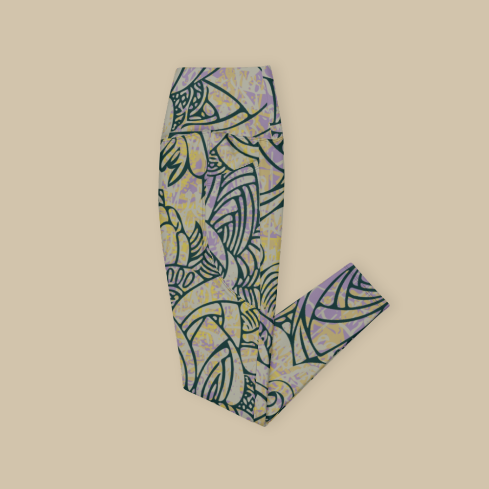 Verdant Drift Pocket Leggings