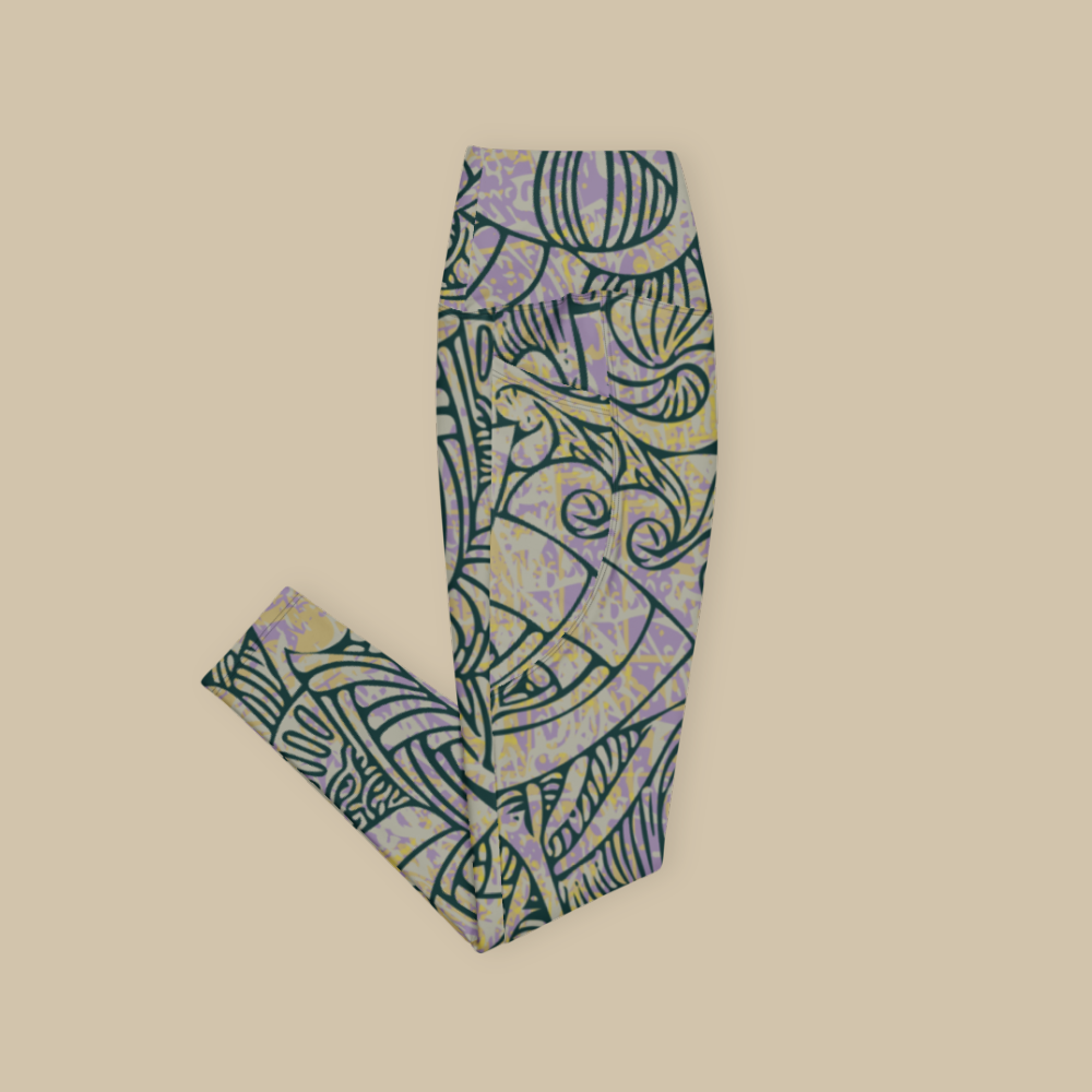 Verdant Drift Pocket Leggings