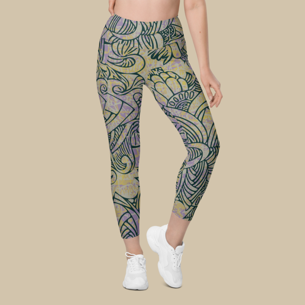 Verdant Drift Pocket Leggings