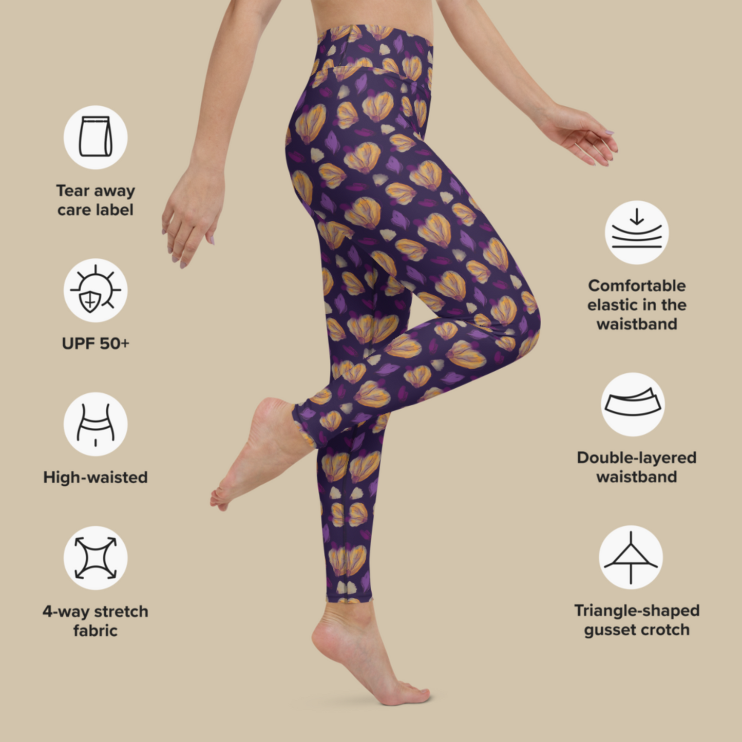 Eclosia Repeat High-Waisted Leggings