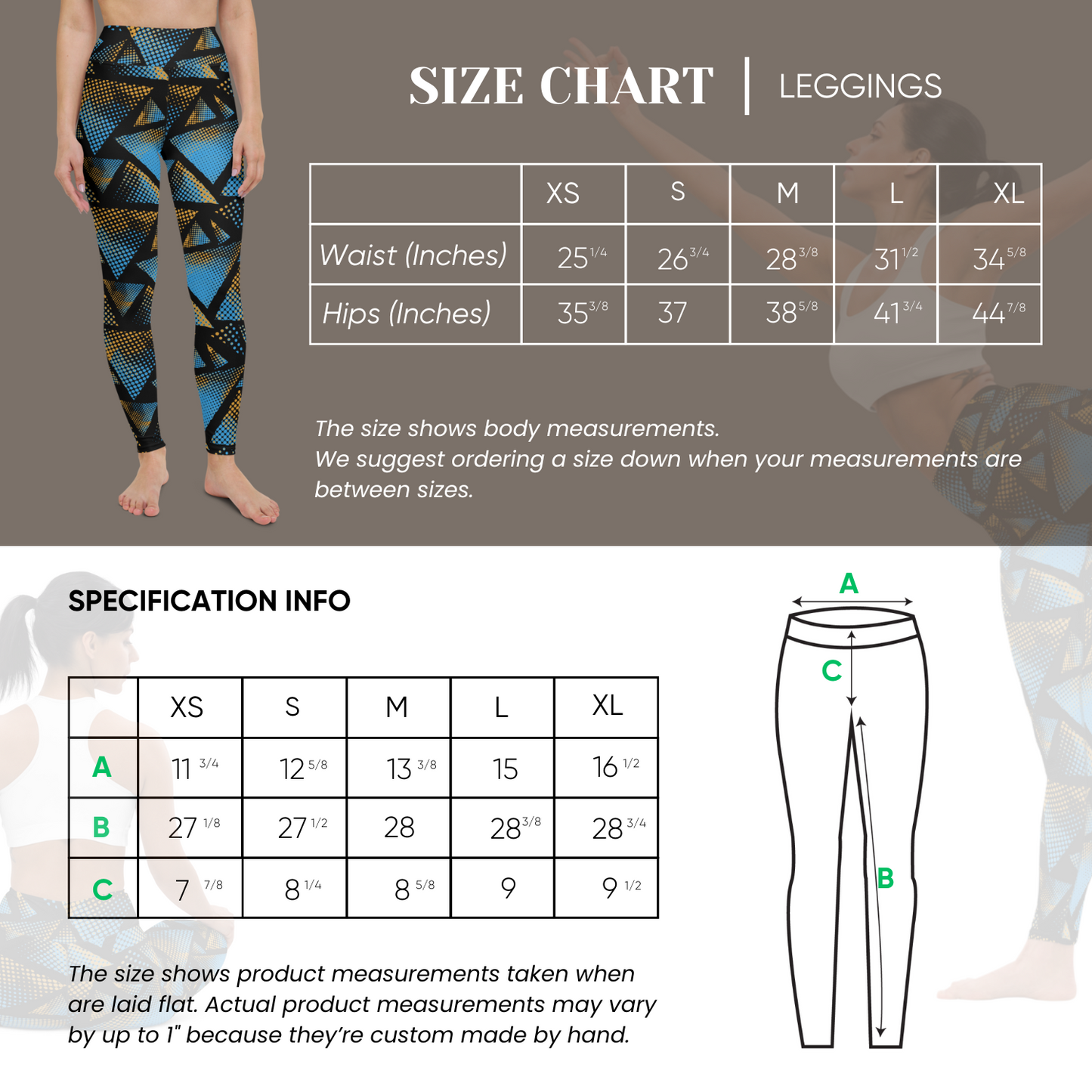 Prismtone High Waisted Leggings