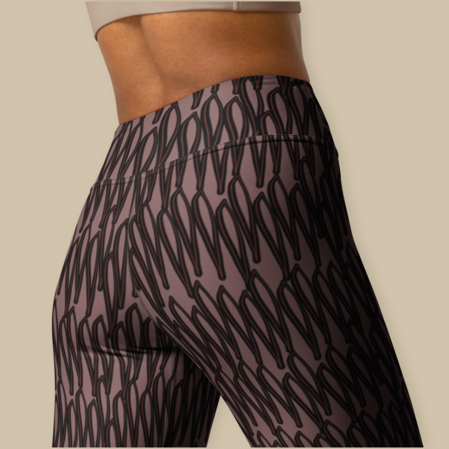 Moirai Repeat High-Waisted Leggings