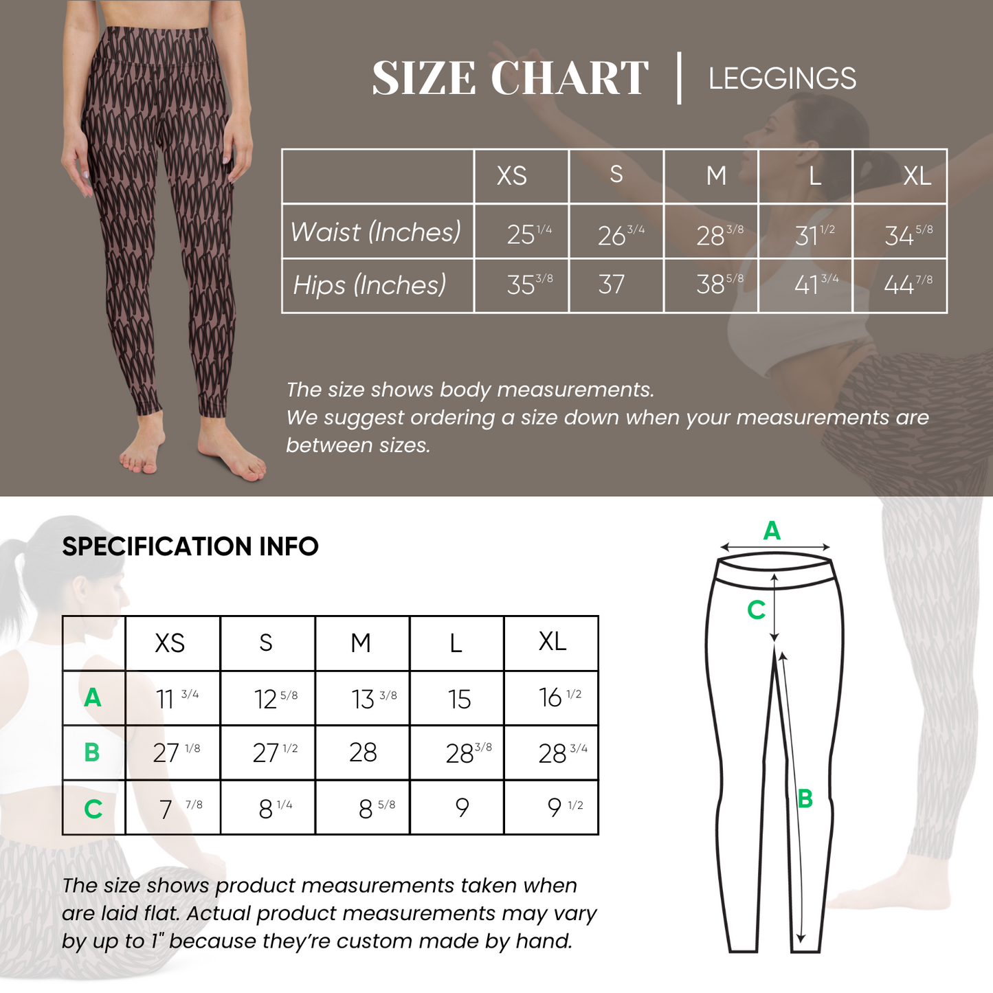 Moirai Repeat High-Waisted Leggings