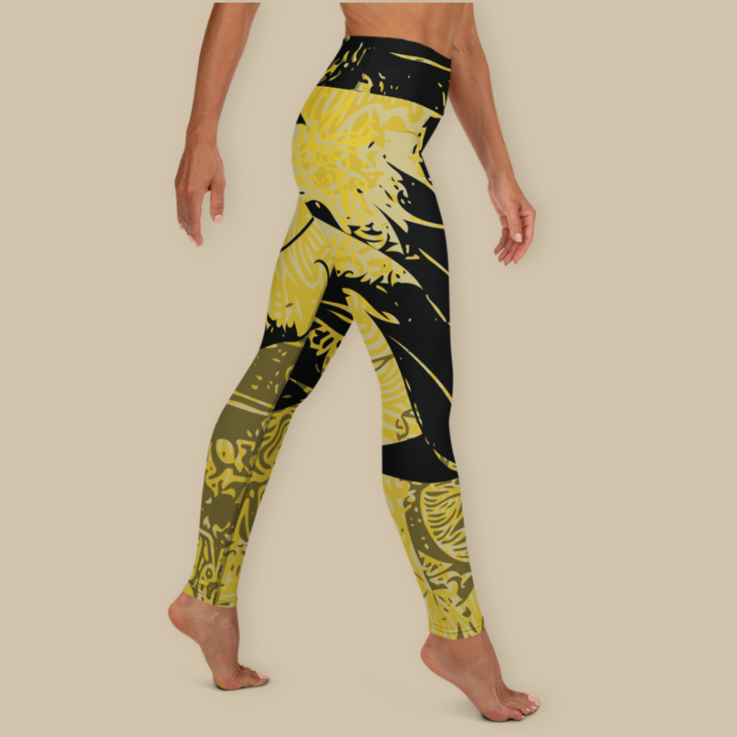 Roskara High Waisted Yoga Leggings